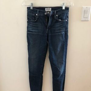 AGOLDE Sophie high rise skinny jeans in Rosebay